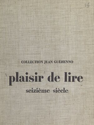 cover image of Plaisir de lire